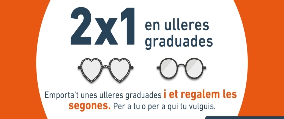 2x1 en Gafas Graduadas